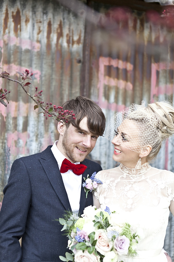 Rock n roll inspired wedding, vintage wedding dress, Edinburgh wedding, Family wedding, humanist wedding, Solen Photography