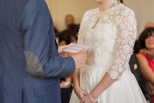 Stewart Parvin wedding dress // Red sequin shoes // Lartington Hall Wedding Teesdale // Images by Paul Joseph Photography at pauljosephphotography.co.uk