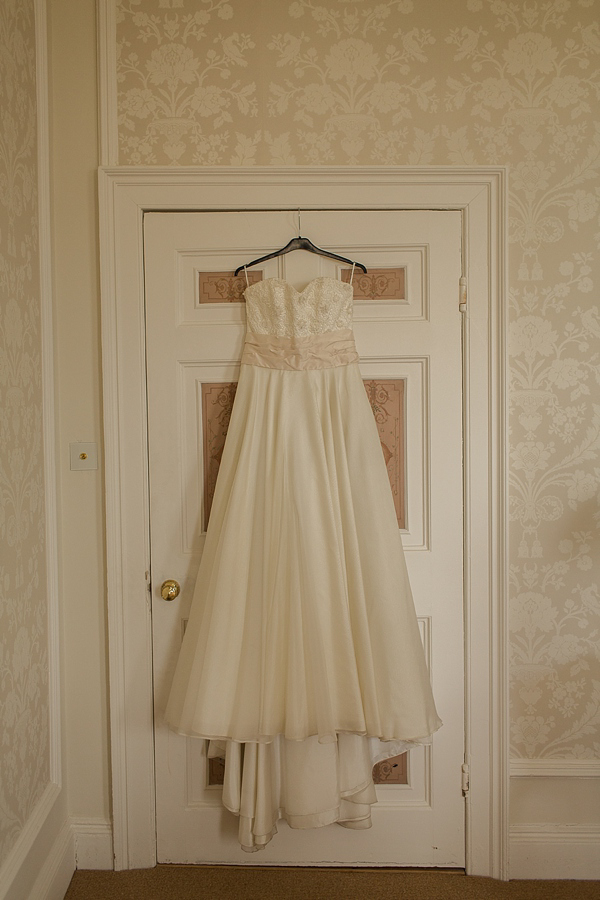 Stewart Parvin wedding dress // Red sequin shoes // Lartington Hall Wedding Teesdale // Images by Paul Joseph Photography at pauljosephphotography.co.uk