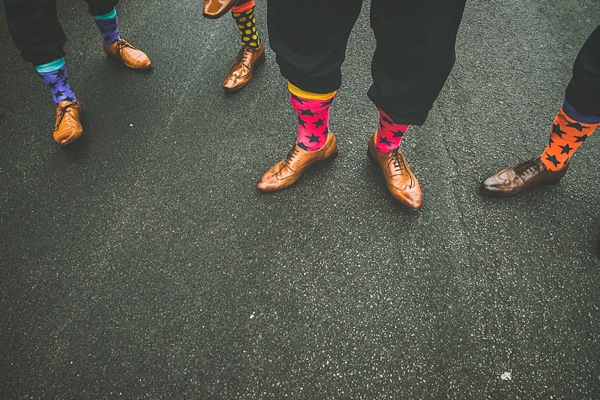 Bright and colourful wedding, Irish bride, Irish wedding, Rainy day wedding