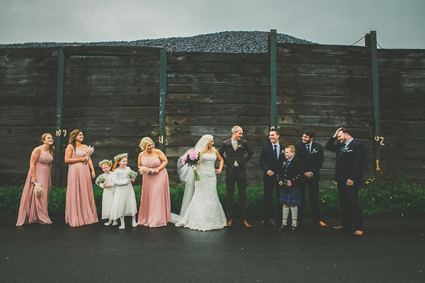 Bright and colourful wedding, Irish bride, Irish wedding, Rainy day wedding