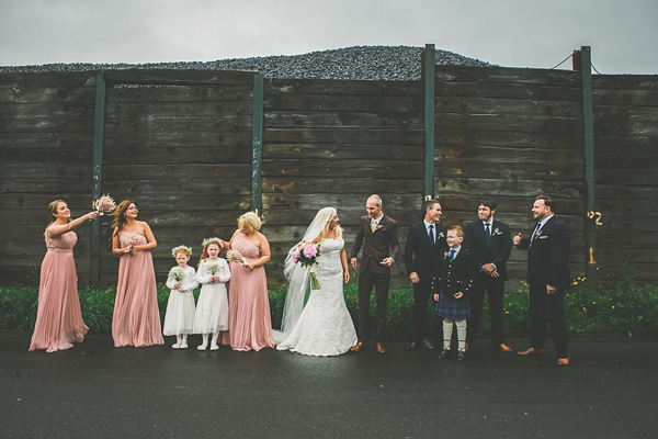 Bright and colourful wedding, Irish bride, Irish wedding, Rainy day wedding