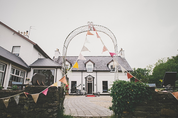 Bright and colourful wedding, Irish bride, Irish wedding, Rainy day wedding