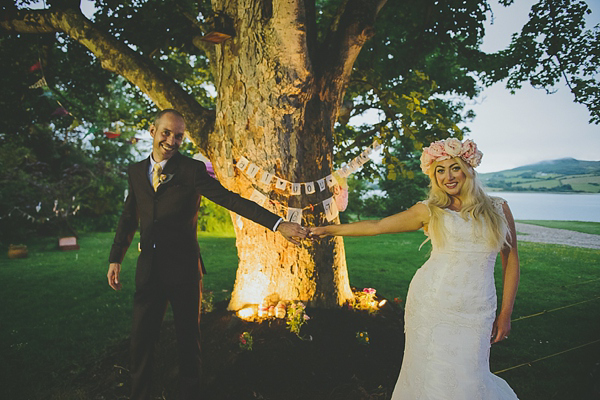 Bright and colourful wedding, Irish bride, Irish wedding, Rainy day wedding