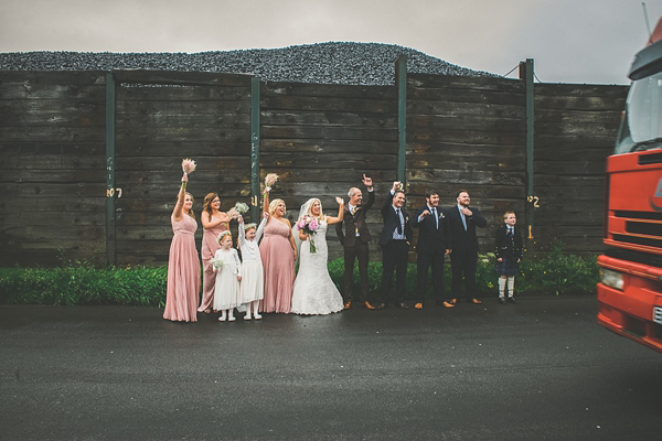 Bright and colourful wedding, Irish bride, Irish wedding, Rainy day wedding