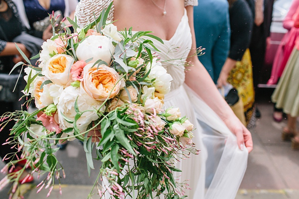 BHLDN Wedding Dress, Reem Acra Wedding Dress, Crochet Knitted Wedding Cape, Sacco and Sacco Photography