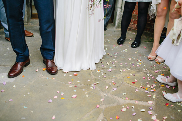 BHLDN Wedding Dress, Reem Acra Wedding Dress, Crochet Knitted Wedding Cape, Sacco and Sacco Photography