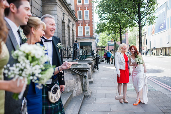 Elizabeth Filmore wedding dress, Shoreditch wedding, East London wedding, Emma Case alternative wedding photography