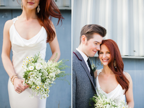 Elizabeth Filmore wedding dress, Shoreditch wedding, East London wedding, Emma Case alternative wedding photography