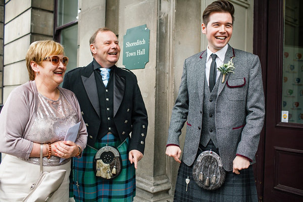 Elizabeth Filmore wedding dress, Shoreditch wedding, East London wedding, Emma Case alternative wedding photography