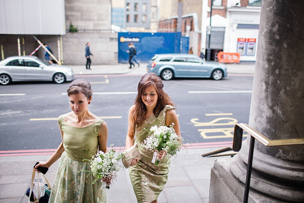 Elizabeth Filmore wedding dress, Shoreditch wedding, East London wedding, Emma Case alternative wedding photography