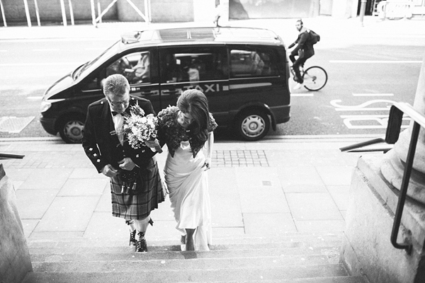 Elizabeth Filmore wedding dress, Shoreditch wedding, East London wedding, Emma Case alternative wedding photography