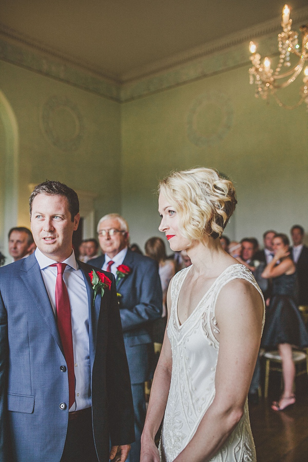 1920s jazz inspired wedding, vintage flapper girl wedding dress, Elizabeth Avey vintage wedding dresses, Jordanna Marston Photography