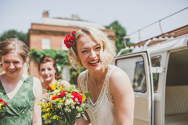 1920s jazz inspired wedding, vintage flapper girl wedding dress, Elizabeth Avey vintage wedding dresses, Jordanna Marston Photography