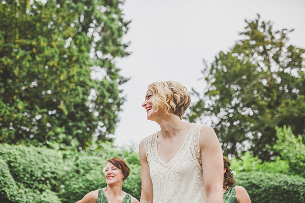 1920s jazz inspired wedding, vintage flapper girl wedding dress, Elizabeth Avey vintage wedding dresses, Jordanna Marston Photography