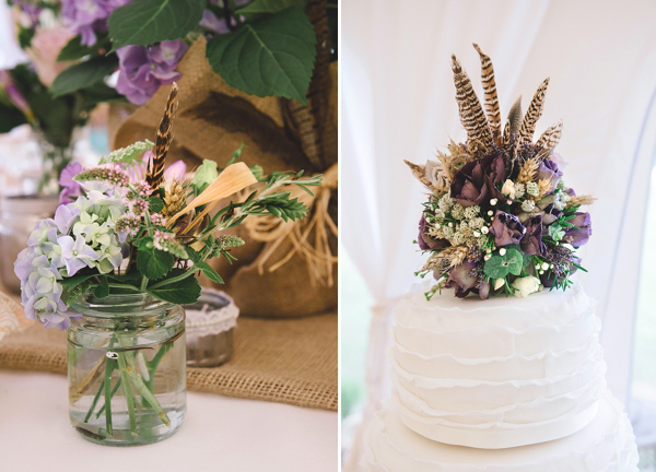 Edwardian garden party inspired wedding, Jane Bourvis wedding dress, wedding on a farm, Summer wedding, Lilac bridesmaids dresses, Julie Skelton Photography