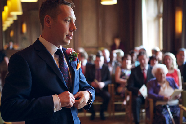 Ian Stuart wedding dress, bright and colourful wedding, Cowley Manor weddings, orange weddings, pink wedding, quirky wedding, non traditional wedding // All images by Nova Photography - novaweddingphotography.co.uk