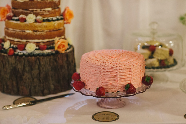 Terry Fox wedding dress, Donna Crain headpiece, quirky and fun barn wedding, Craig and Kate Photography