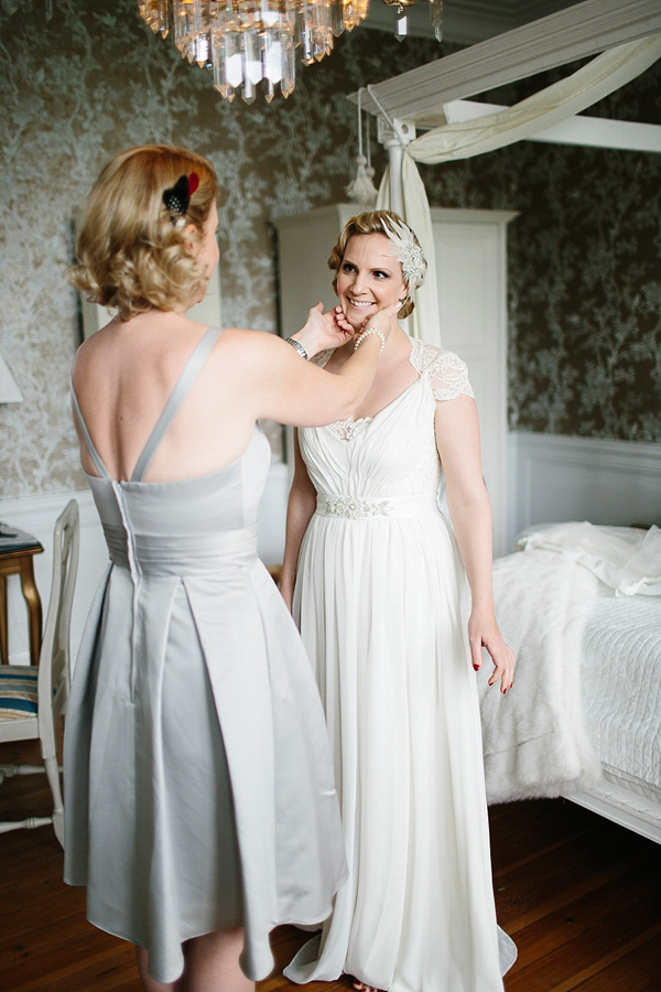 1920s inspired wedding, Swedish wedding, wedding in Sweden, Jenny Packham wedding dress