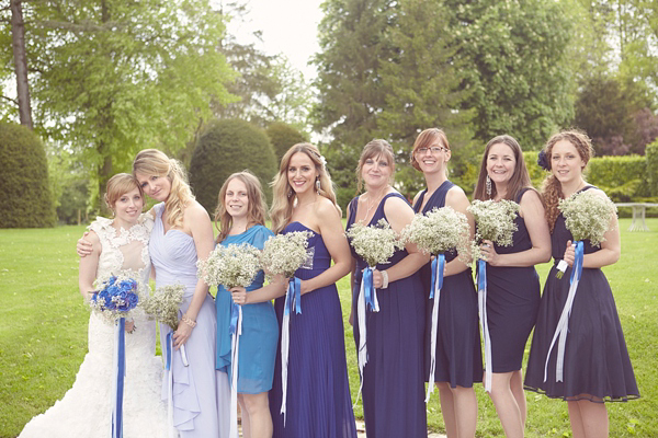 A wedding in Blue, photography by Natalie J Watts