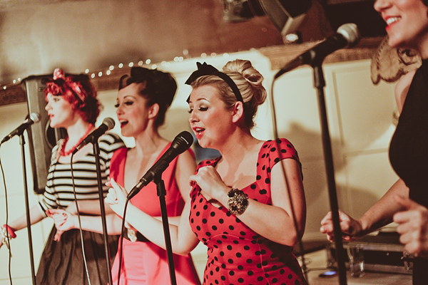 1950s retro kitsch wedding, polka dot wedding, photography by Helen Russell