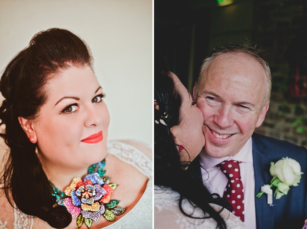 1950s retro kitsch wedding, polka dot wedding, photography by Helen Russell