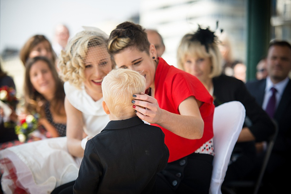 Civil Partnership, lesbian wedding, gay wedding, same sex wedding, retro 50s wedding, seaside wedding. Photography by Emmest Photography, find them here www.emmestphotography.co.uk