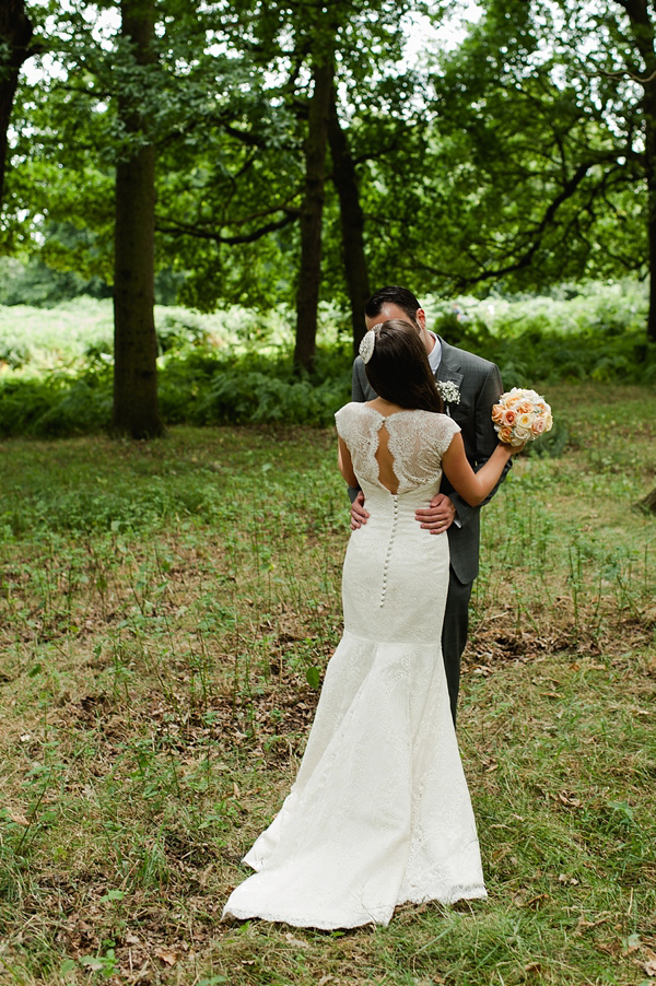 Suzanne Neville wedding dress, Miss Bush Bridal Wear, Bride in red lipstick, Bride with long loose hair - Images by Alexa Loy, find her at www.alexa-loy.com