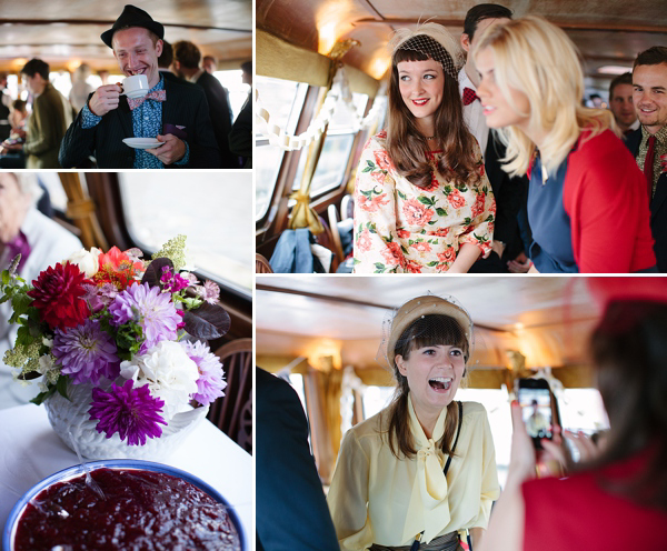 Dahlia flower crown, The Flower Appreciation Society, colourful wedding, London Canal Museum wedding, Islington Town Hall Wedding, Photography by Camilla Arnhold - find her at www.camillaarnholdphotography.com