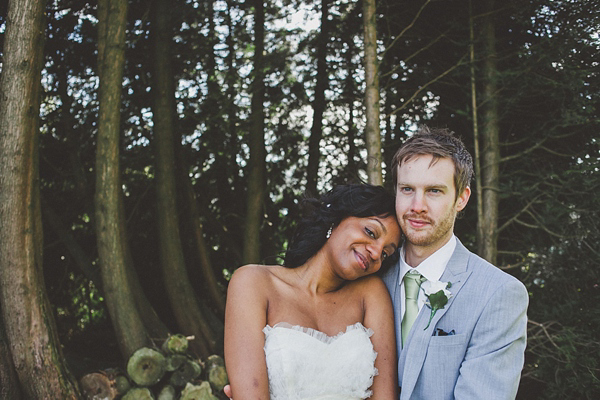 Beautiful black bride, 1950s vintage tiered wedding dress, Photography by Jordanna Marston