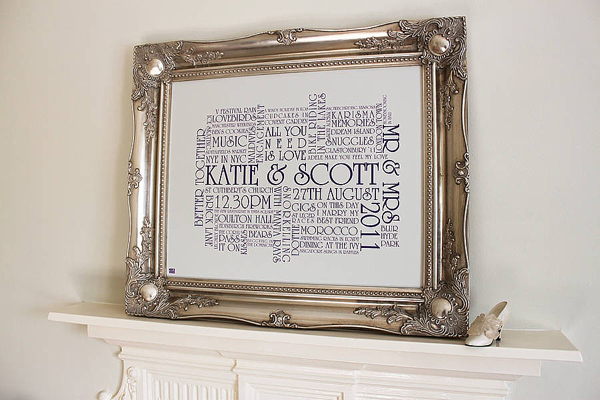 More Than Words, Typographic Art, Typography Gifts, Typography