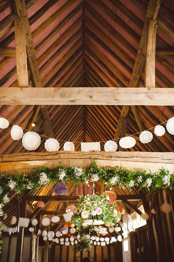 David Fielden Wedding Dress, rustic barn wedding, pastel colour wedding