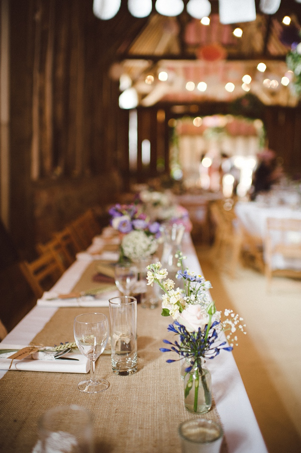 David Fielden Wedding Dress, rustic barn wedding, pastel colour wedding