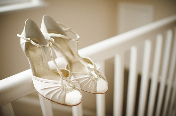 David Fielden Wedding Dress, rustic barn wedding, pastel colour wedding