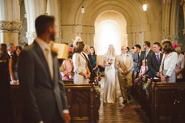 David Fielden Wedding Dress, rustic barn wedding, pastel colour wedding