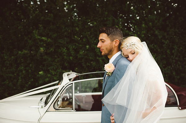 David Fielden Wedding Dress, rustic barn wedding, pastel colour wedding