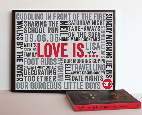 More Than Words, Typographic Art, Typography Gifts, Typography