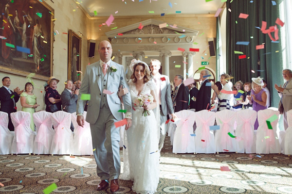 Claire Pettibone bride, Juliet cap veil,  Woburn Sculpture Gallery, Bedfordshire Wedding, Cat Hepple Photograpy