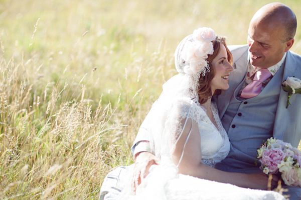 Claire Pettibone bride, Juliet cap veil,  Woburn Sculpture Gallery, Bedfordshire Wedding, Cat Hepple Photograpy