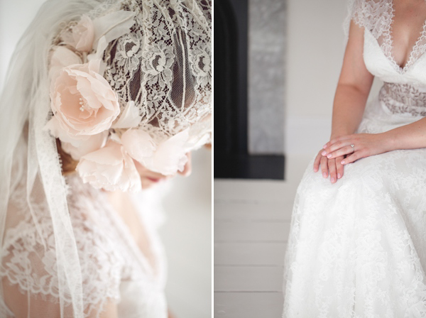 Claire Pettibone bride, Juliet cap veil,  Woburn Sculpture Gallery, Bedfordshire Wedding, Cat Hepple Photograpy