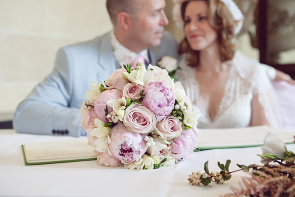 Claire Pettibone bride, Juliet cap veil,  Woburn Sculpture Gallery, Bedfordshire Wedding, Cat Hepple Photograpy