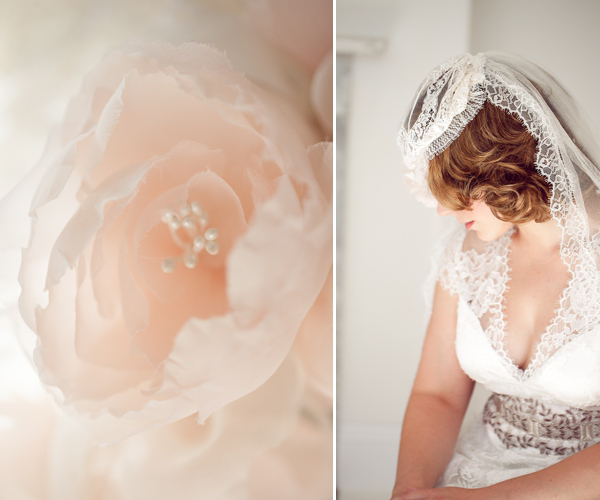 Claire Pettibone bride, Juliet cap veil,  Woburn Sculpture Gallery, Bedfordshire Wedding, Cat Hepple Photograpy