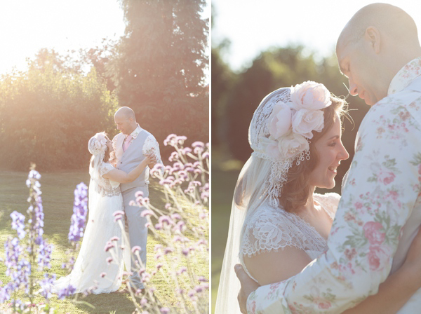 Claire Pettibone bride, Juliet cap veil,  Woburn Sculpture Gallery, Bedfordshire Wedding, Cat Hepple Photograpy