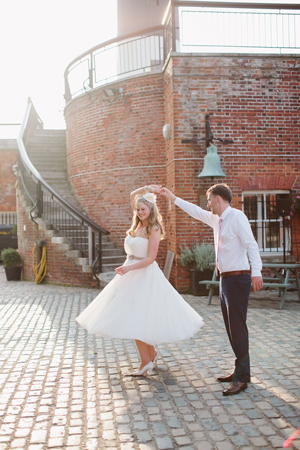 Alfred Sung wedding dress, Southsea Castle wedding, Pastel pink colour wedding, Hayley Savage Photography