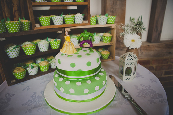 Polka Dot Green Wedding, Barn Wedding, Shabby Chic Style Wedding, Amy B Photography