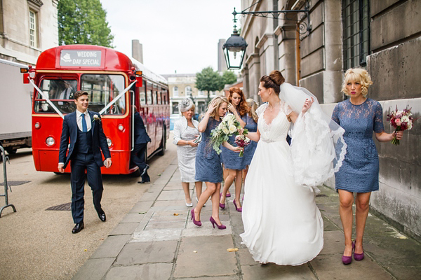 Jenny Packham Dentelle, MC Motors Wedding, East London Wedding, modern vintage wedding, Wedding Photography by Emma Case