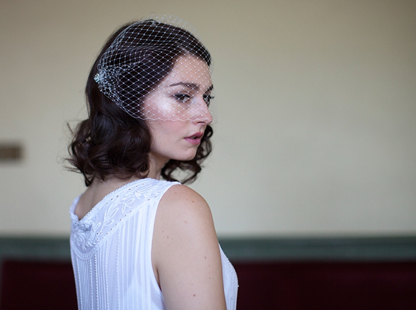 Agnes Hart vintage inspired wedding veils, hats and headpieces