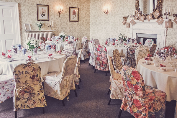 Mad Hatters tea party style wedding, Groom in tweed, flat cap, photography by Claire Penn