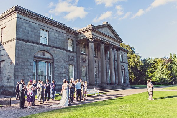 Mad Hatters tea party style wedding, Groom in tweed, flat cap, photography by Claire Penn