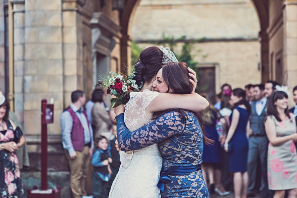 Mad Hatters tea party style wedding, Groom in tweed, flat cap, photography by Claire Penn